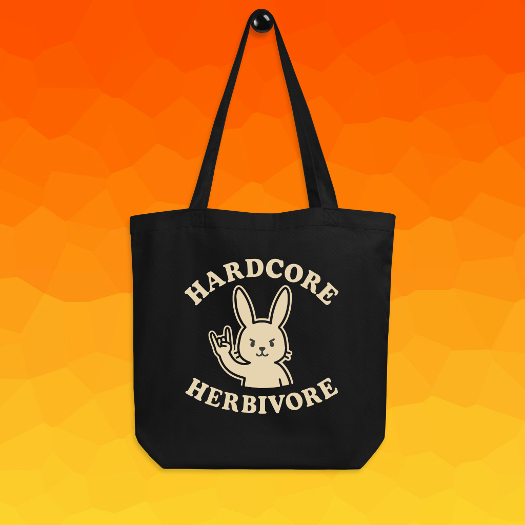 Hardcore Herbivore Organic Tote Bag