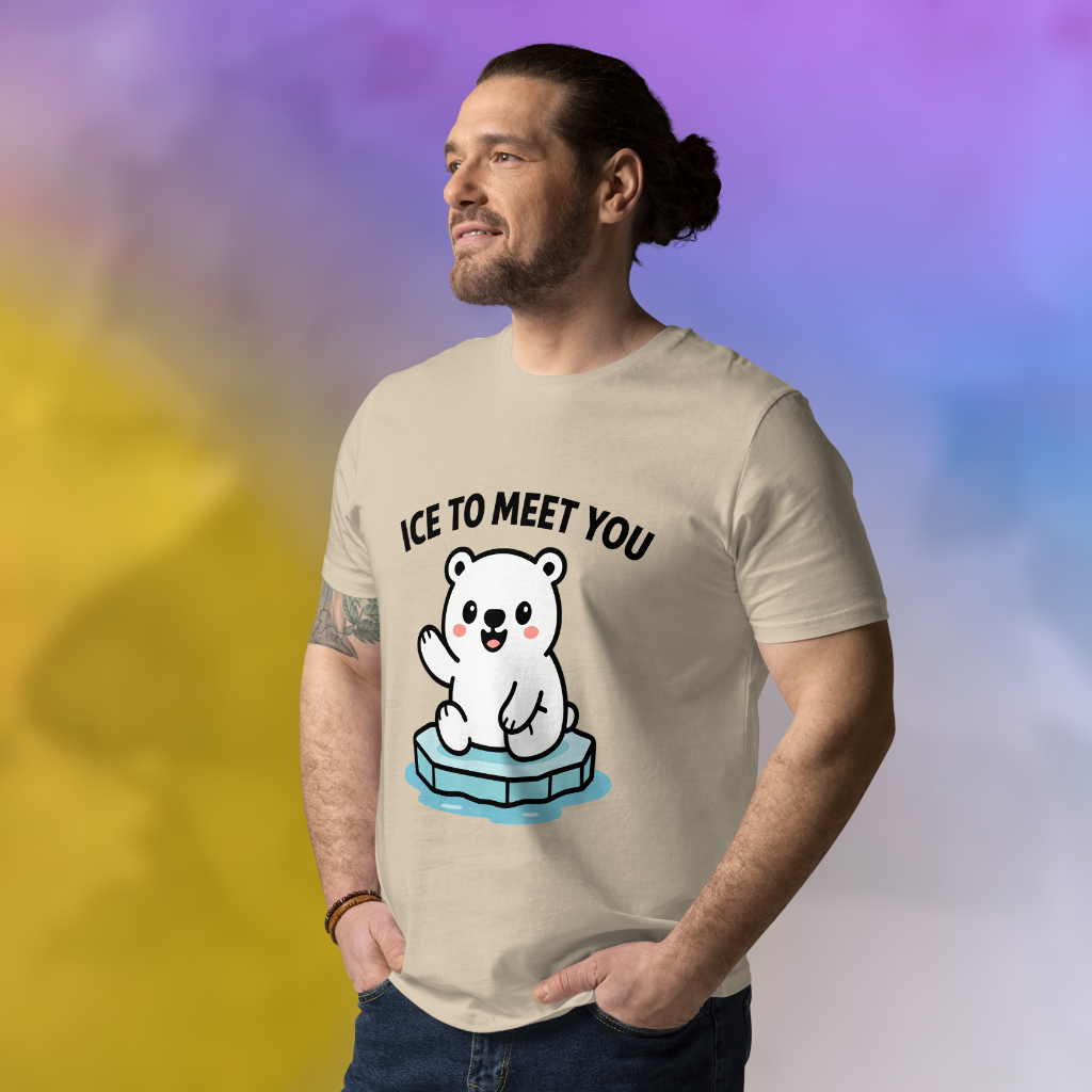 Ice to Meet You Polar Bear Vegan T-Shirt