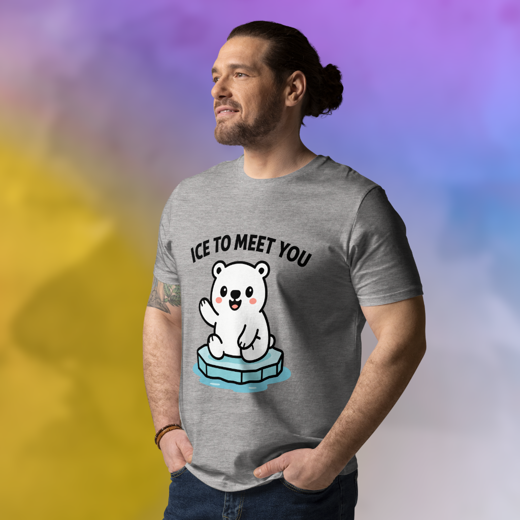 Ice to Meet You Polar Bear Vegan T-Shirt