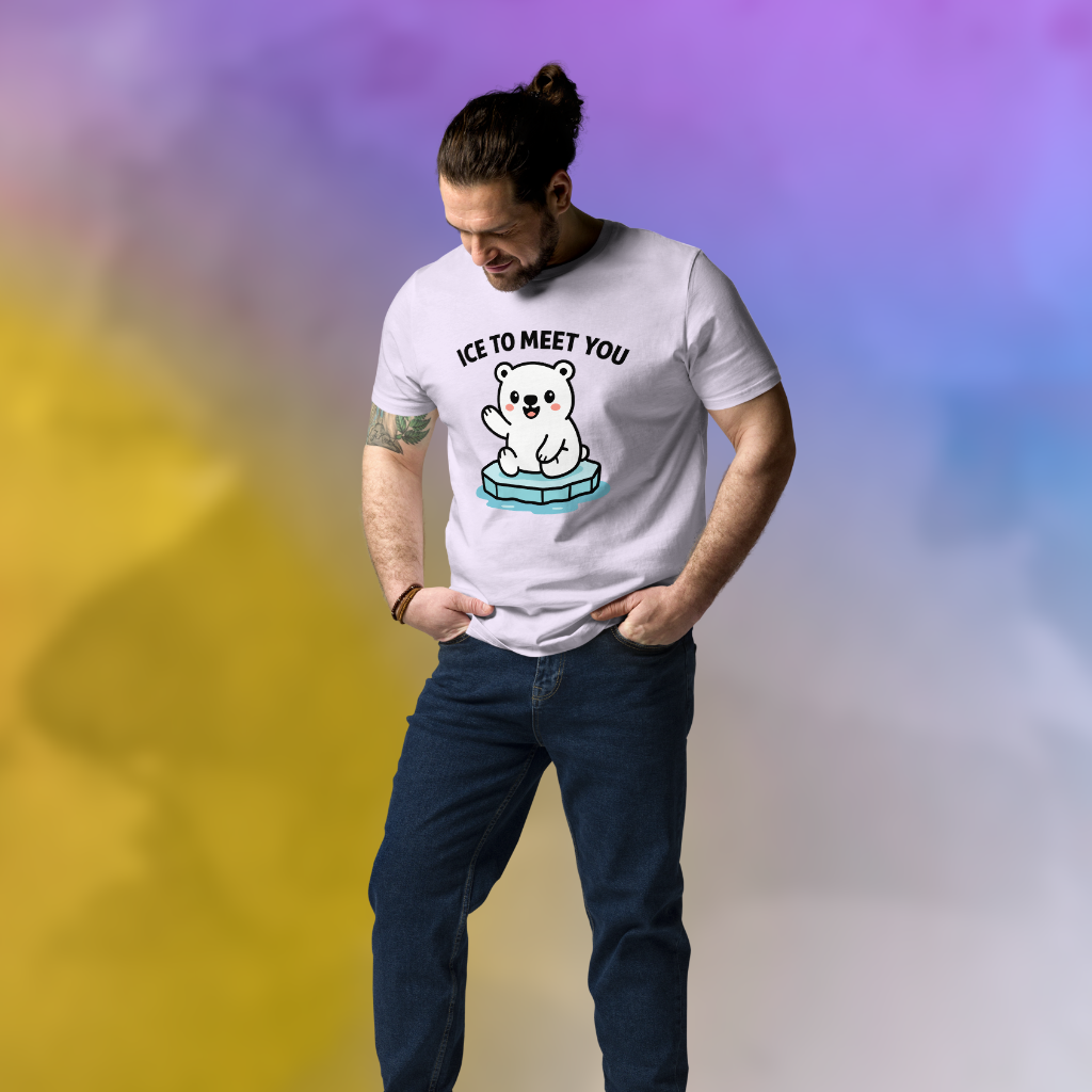 Ice to Meet You Polar Bear Vegan T-Shirt