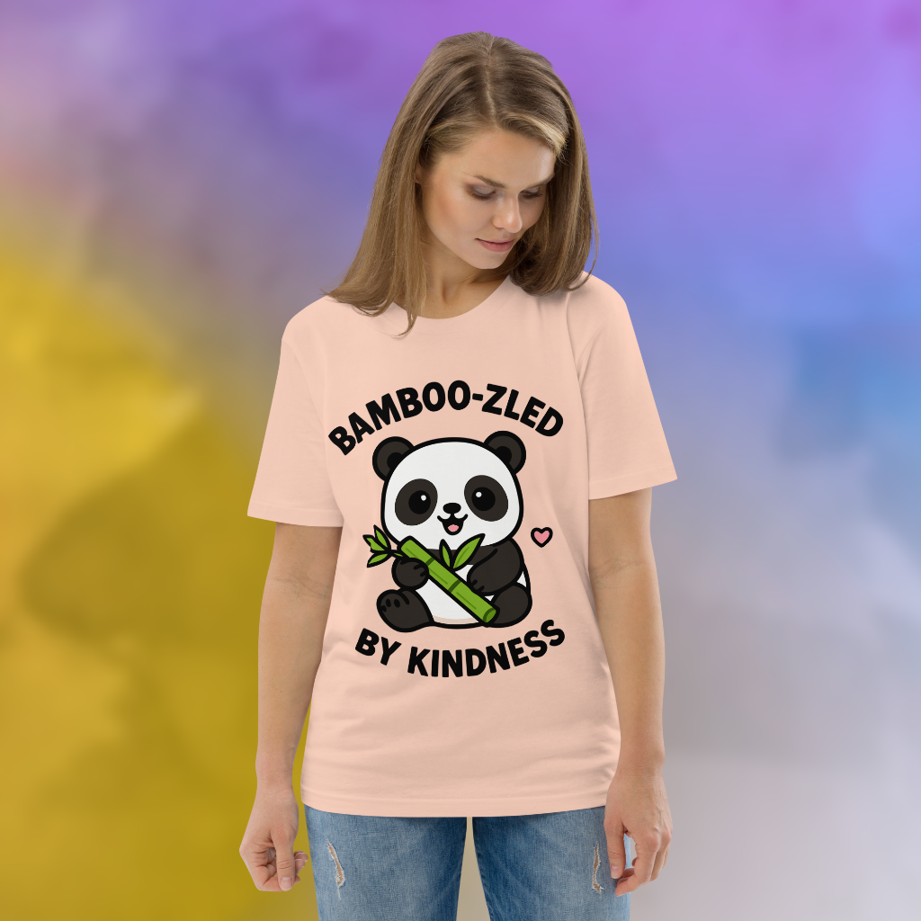 Bamboo-zled by Kindness Panda Vegan T-Shirt