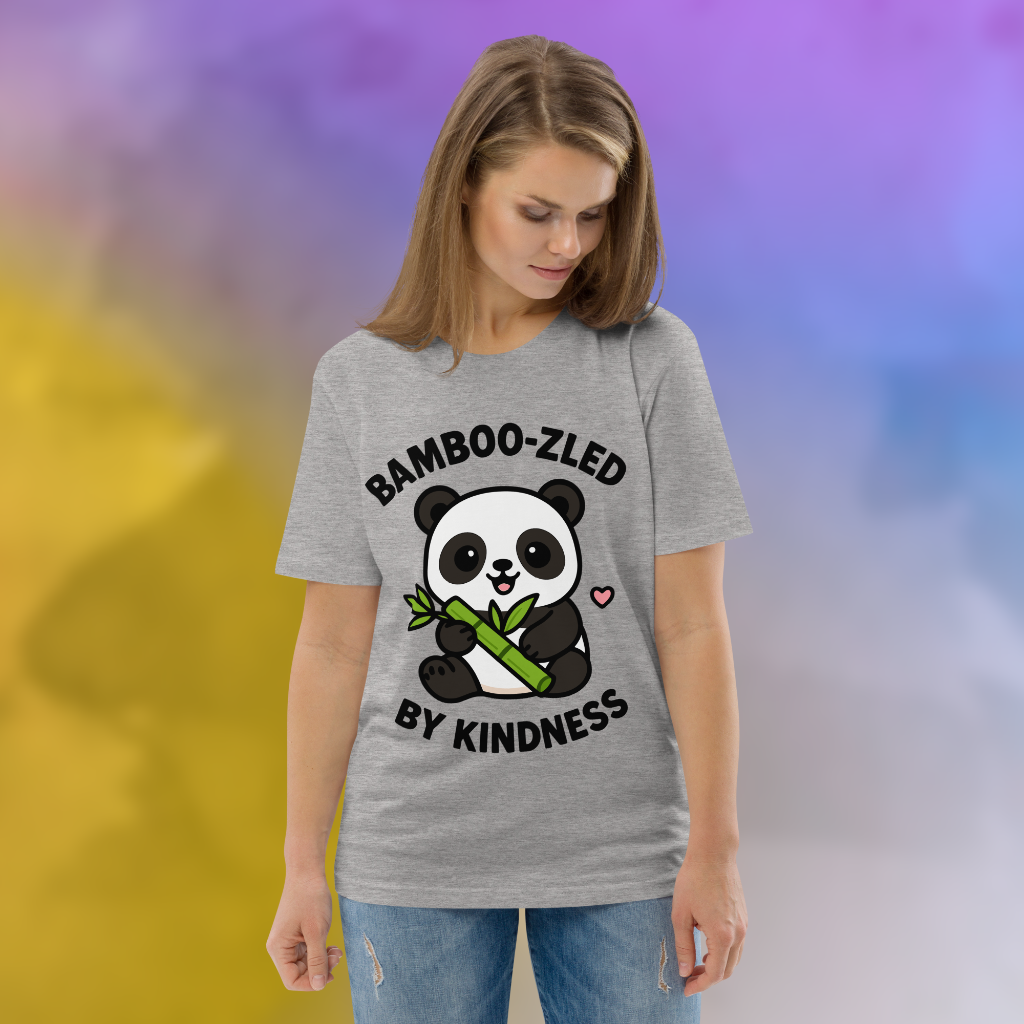 Bamboo-zled by Kindness Panda Vegan T-Shirt