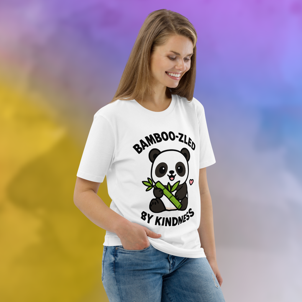 Bamboo-zled by Kindness Panda Vegan T-Shirt