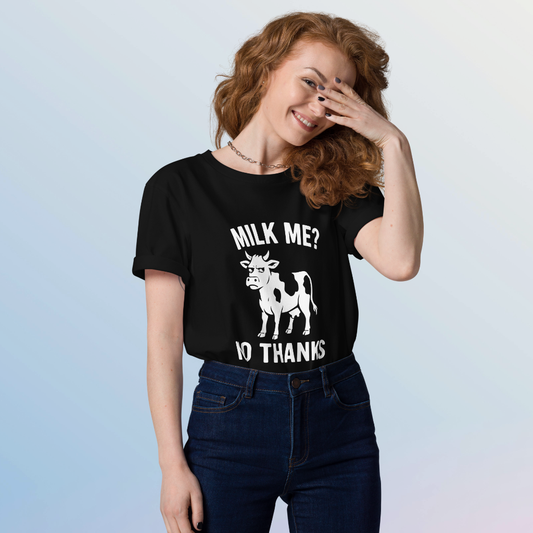 Tričko z organickej bavlny Angry Cow