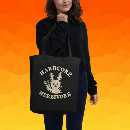 Hardcore Herbivore Organic Tote Bag