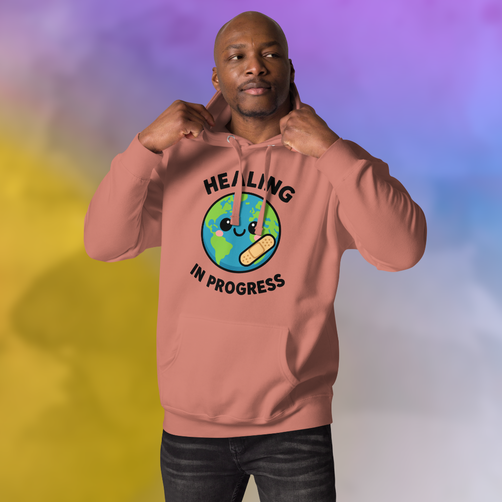 Healing in Progress Premium Pullover Hoodie
