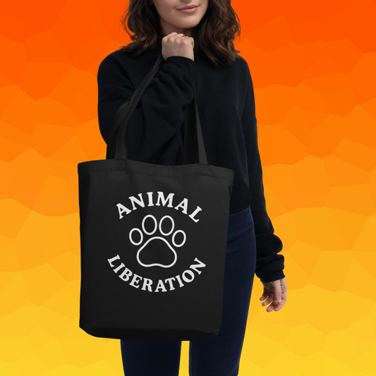 Animal Liberation Organic Tote Bag