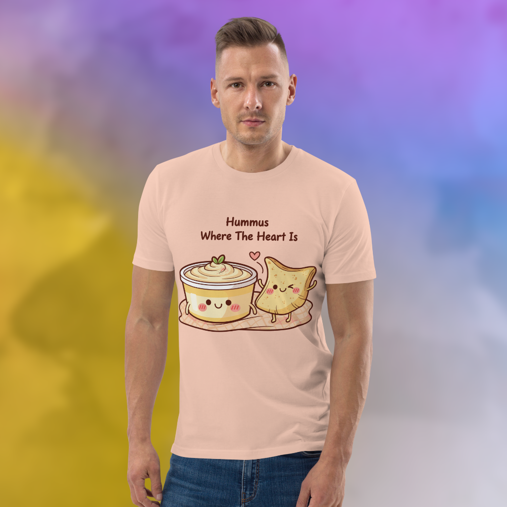 Hummus Where The Heart Is Vegan T-Shirt