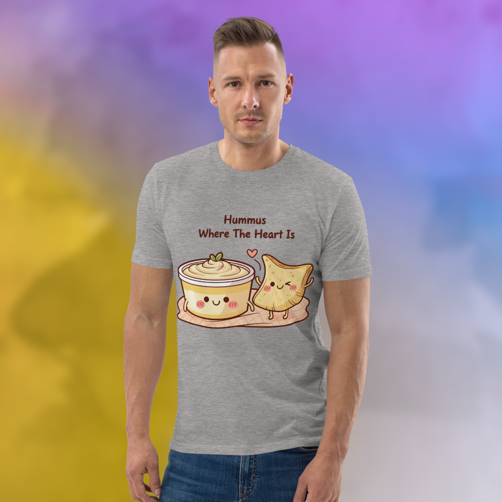Hummus Where The Heart Is Vegan T-Shirt