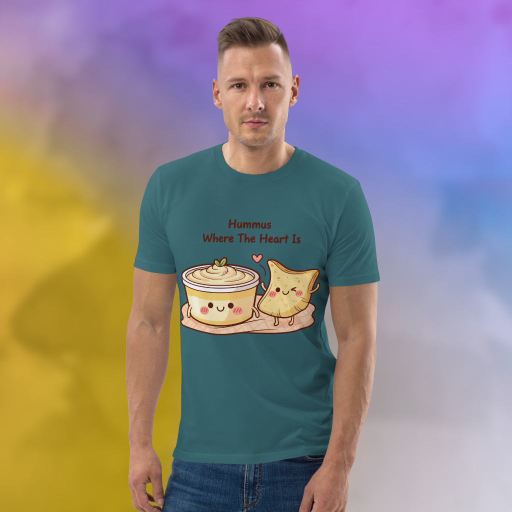 Hummus Where The Heart Is Vegan T-Shirt