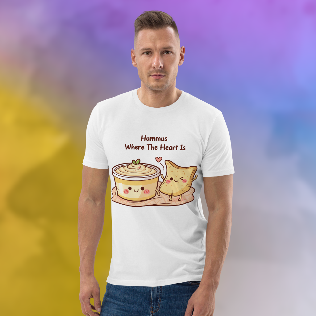 Hummus Where The Heart Is Vegan T-Shirt