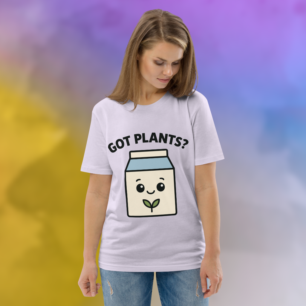 Got Plants? Milk Carton Vegan T-Shirt