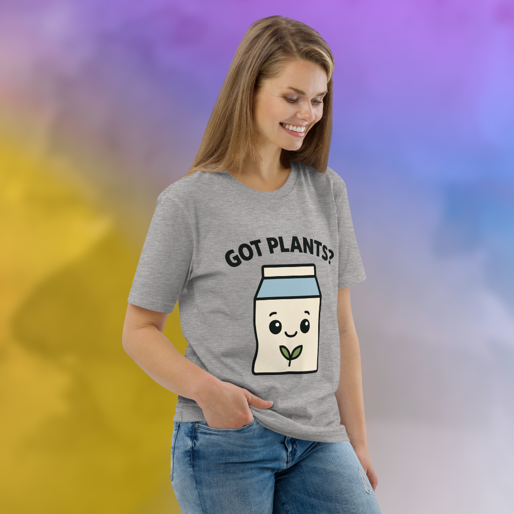 Got Plants? Milk Carton Vegan T-Shirt