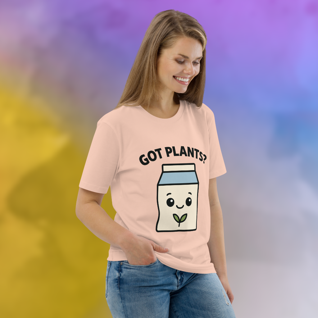 Got Plants? Milk Carton Vegan T-Shirt