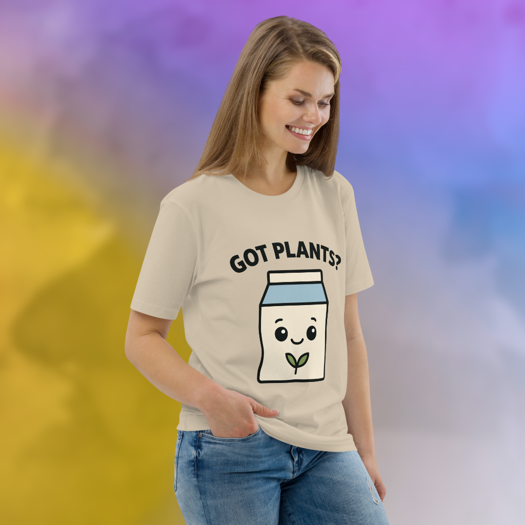 Got Plants? Milk Carton Vegan T-Shirt