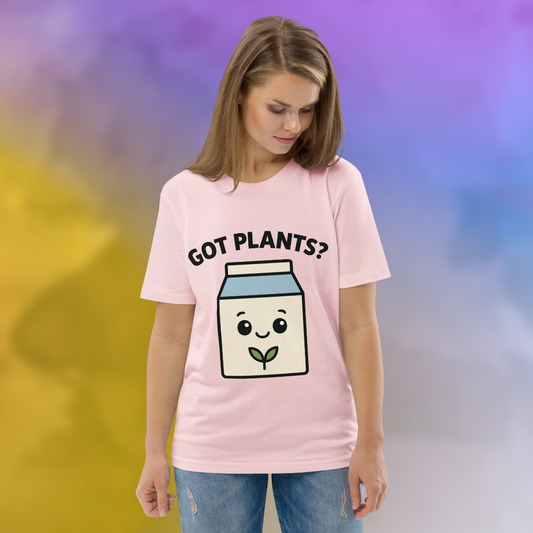 Got Plants? Milk Carton Vegan T-Shirt