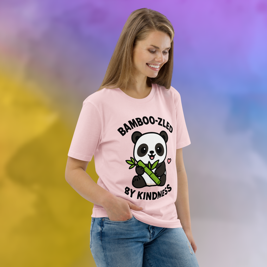 Bamboo-zled by Kindness Panda Vegan T-Shirt